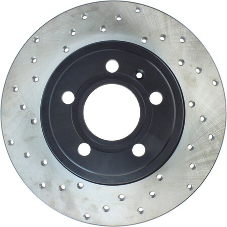Centric Parts Sport Cross Drilled Brake Rotor, 128.33097R 128.33097R